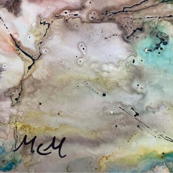 Semi Abstract Desert Landscape Watercolor Original Art Painting - Picture 15 of 16